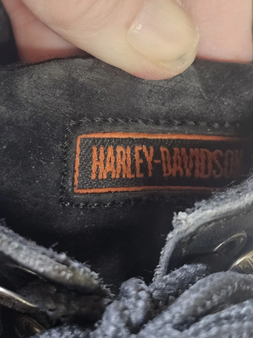 Vintage Harley Davidson USA Steel Toe Biker Boots Mens 8.5 Leather